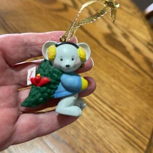 Vintage 1996 Holiday Friends Mouse Ornament. Limited Edition Ornament